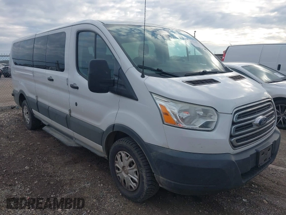 2015 Ford Transit XL with VIN 1FBZX2ZM9FKB10020, listed as a IAAI auction lot 41331523 with 212,216 mi miles and . Bid and sale history available at DreamBid. Image 1.