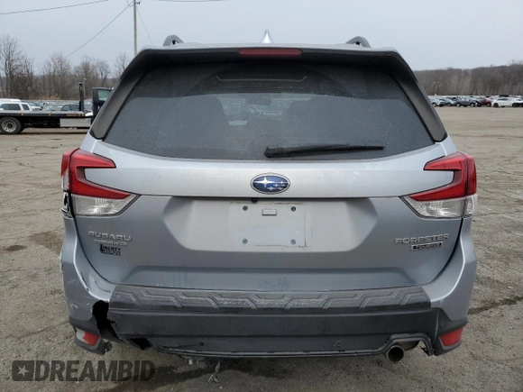 2020 Subaru Forester Touring with VIN JF2SKAXC9LH579957, listed as a Copart auction lot 89087915 with 0 mi miles and Salvage Title. Bid and sale history available at carsss.com. Image 6.