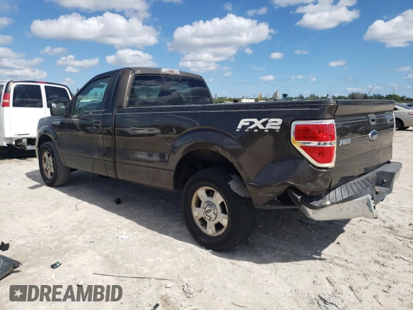 2009 Ford F-150 XL with VIN 1FTRF12879KC60671, listed as a Copart auction lot 76003554 with 266,092 mi miles and Salvage Title. Bid and sale history available at carsss.com. Image 2.