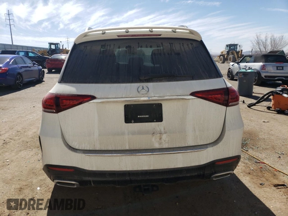 2023 Mercedes-Benz GLE 450 with VIN 4JGFB5KB7PA933099, listed as a Copart auction lot 45245835 with 28,455 mi miles and Salvage title. Bid and sale history available at DreamBid. Image 6.