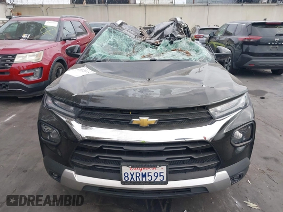 2022 Chevrolet TrailBlazer LT with VIN KL79MPS26NB010883, listed as a IAAI auction lot 41812015 with 61,508 mi miles and . Bid and sale history available at DreamBid. Image 13.