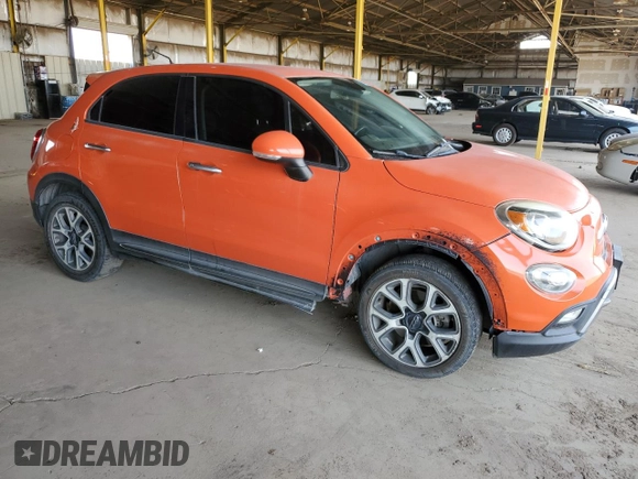 2016 FIAT 500X Trekking with VIN ZFBCFXCT8GP353455, listed as a Copart auction lot 63281625 with 95,923 mi miles and Clean title. Bid and sale history available at DreamBid. Image 4.