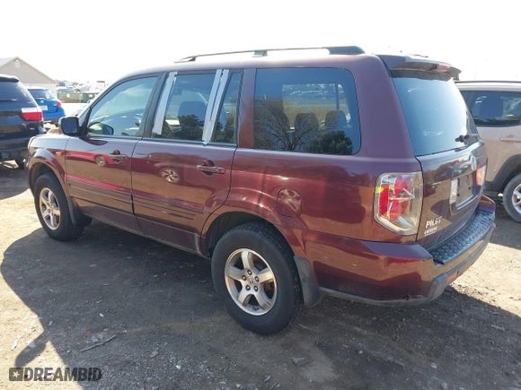 2007 Honda Pilot EX-L with VIN 5FNYF28537B018338, listed as a IAAI auction lot 41870291 with 201,446 mi miles. Bid and sale history available at carsss.com. Image 3.