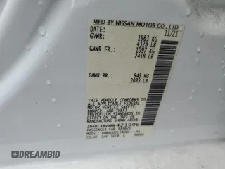 2021 Nissan Altima 2.5 S with VIN 1N4BL4BVXMN421996, listed as a Copart auction lot 63767744 with 61,216 mi miles and Salvage Title. Bid and sale history available at carsss.com. Image 13.