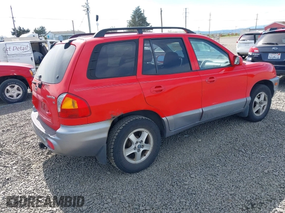 2004 Hyundai Santa Fe GLS with VIN KM8SC13D34U638662, listed as a IAAI auction lot 42126589 with 196,428 mi miles. Bid and sale history available at carsss.com. Image 4.