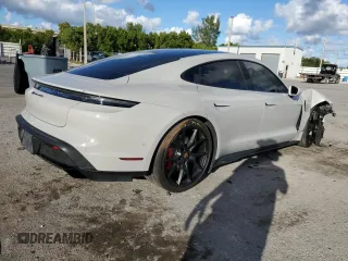 2023 Porsche Taycan GTS with VIN WP0AD2Y1XPSA47197, listed as a Copart auction lot 75230133 with 15,292 mi miles and . Bid and sale history available at DreamBid. Image 3.