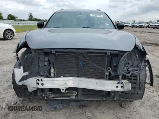 2015 Infiniti QX70 with VIN JN8CS1MU3FM380970, listed as a Copart auction lot 54387985 with 126,955 mi miles and Salvage Title. Bid and sale history available at DreamBid. Image 5.