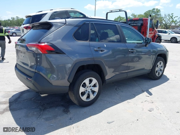 2021 Toyota RAV4 LE with VIN 2T3H1RFV4MC114061, listed as a IAAI auction lot 41953045 with 17,390 mi miles. Bid and sale history available at carsss.com. Image 4.