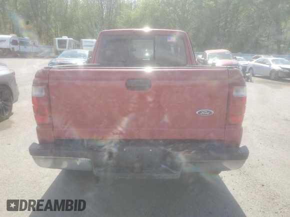 2004 Ford Ranger XL Fleet with VIN 1FTYR44U24PA20342, listed as a Copart auction lot 55420035 with Not Provided miles and Salvage Title. Bid and sale history available at DreamBid. Image 6.