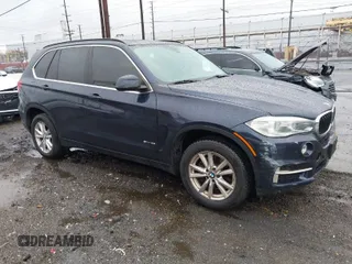 2015 BMW X5 sDrive35i with VIN 5UXKR2C56F0H36579, listed as a IAAI auction lot 41571786 with 183,267 mi miles. Bid and sale history available at carsss.com. Image 1.