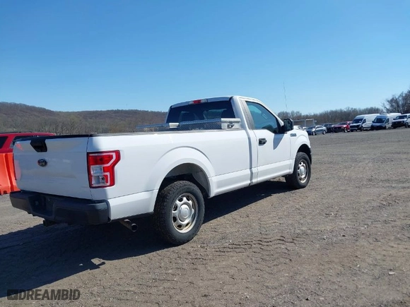 2019 Ford F-150 XL with VIN 1FTMF1CB1KKC53743, listed as a IAAI auction lot 41910136 with 106,461 mi miles. Bid and sale history available at carsss.com. Image 4.