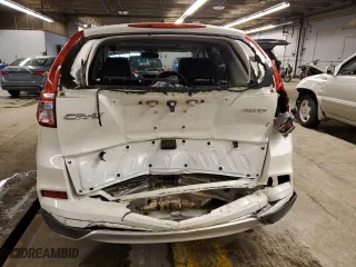 2016 Honda CR-V EX-L with VIN 5J6RM4H71GL068282, listed as a Copart auction lot 41651945 with 107,947 mi miles and Salvage Title. Bid and sale history available at carsss.com. Image 6.