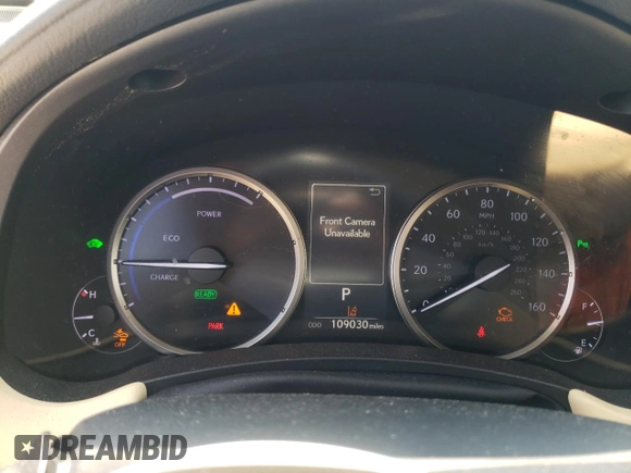 2019 Lexus NX 300h with VIN JTJBJRBZ3K2104833, listed as a Copart auction lot 60266395 with 109,030 mi miles and Salvage title. Bid and sale history available at DreamBid. Image 9.
