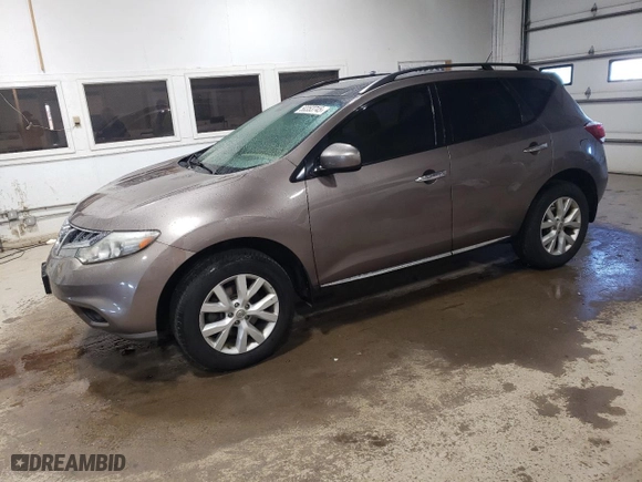 2011 Nissan Murano SV with VIN JN8AZ1MW3BW185437, listed as a Copart auction lot 50353745 with 238,190 mi miles and Salvage Title. Bid and sale history available at carsss.com. Image 1.