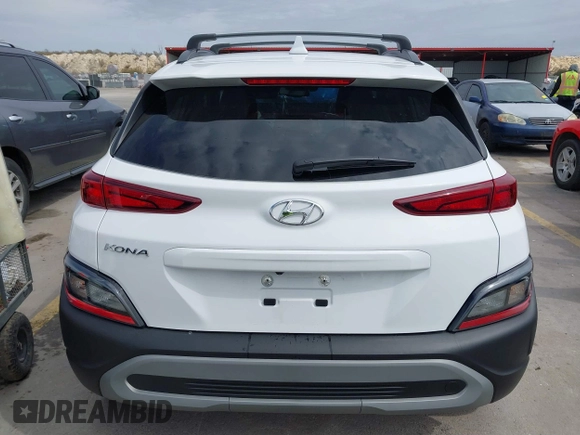 2022 Hyundai Kona SEL with VIN KM8K62AB8NU758652, listed as a IAAI auction lot 41692410 with 10,732 mi miles. Bid and sale history available at carsss.com. Image 17.
