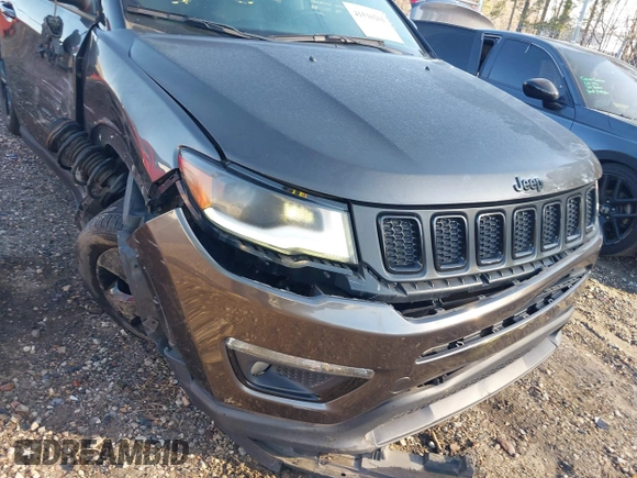 2020 Jeep Compass Latitude w/Sun/Safety Pkg with VIN 3C4NJCBB9LT236530, listed as a IAAI auction lot 41516261 with 67,158 mi miles. Bid and sale history available at carsss.com. Image 17.