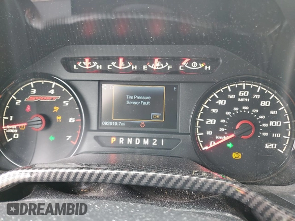 2016 Ford F-150 XLT with VIN 1FTEW1EFXGFA94533, listed as a Copart auction lot 53718085 with 92,619 mi miles and Salvage Title. Bid and sale history available at carsss.com. Image 9.