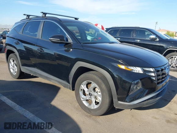 2023 Hyundai Tucson SEL with VIN 5NMJBCAE1PH208473, listed as a IAAI auction lot 42014345 with 29,461 mi miles. Bid and sale history available at carsss.com. Image 1.