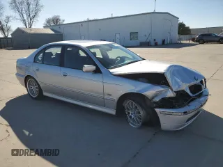 2002 BMW 5 Series 530iA with VIN WBADT63422CH97797, listed as a Copart auction lot 47235655 with 133,286 mi miles and Salvage Title. Bid and sale history available at carsss.com. Image 4.