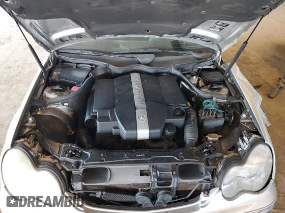2003 Mercedes-Benz C 230/260/280/320 with VIN WDBRF64J23F352055, listed as a Copart auction lot 42154175 with 201,721 mi miles and Salvage Title. Bid and sale history available at DreamBid. Image 11.