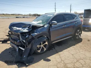 2017 Hyundai Tucson Sport with VIN KM8J3CA25HU310531, listed as a Copart auction lot 51484795 with 102,607 mi miles and Salvage Title. Bid and sale history available at DreamBid. Image 1.
