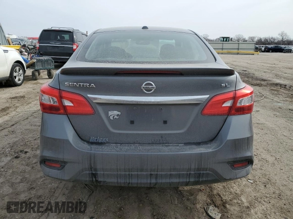2019 Nissan Sentra SV with VIN 3N1AB7AP5KY243172, listed as a Copart auction lot 45392645 with 65,920 mi miles and Salvage Title. Bid and sale history available at DreamBid. Image 6.