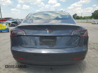 2023 Tesla Model 3 with VIN 5YJ3E1EA7PF576007, listed as a Copart auction lot 61674915 with 15,956 mi miles and Salvage title. Bid and sale history available at DreamBid. Image 6.