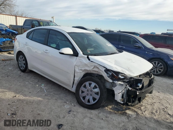2023 Kia Rio S with VIN 3KPA24AD8PE606316, listed as a Copart auction lot 47291025 with 13,683 mi miles and Salvage Title. Bid and sale history available at carsss.com. Image 4.