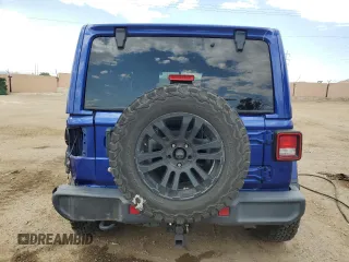 2018 Jeep Wrangler Unlimited Sahara with VIN 1C4HJXEG4JW215801, listed as a Copart auction lot 61774965 with 94,864 mi miles and Salvage title. Bid and sale history available at DreamBid. Image 6.