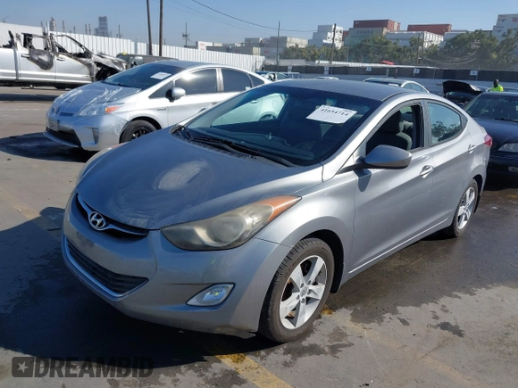 2012 Hyundai Elantra GLS with VIN KMHDH4AE9CU427178, listed as a IAAI auction lot 41654714 with 94,243 mi miles and . Bid and sale history available at DreamBid. Image 2.