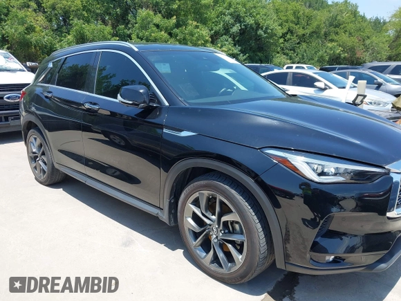 2019 Infiniti QX50 Luxe with VIN 3PCAJ5M1XKF126209, listed as a IAAI auction lot 42702042 with 57,763 mi miles and . Bid and sale history available at DreamBid. Image 13.