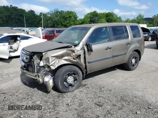 2010 Honda Pilot LX with VIN 5FNYF4H24AB026229, listed as a Copart auction lot 64809805 with Not provided miles and Salvage title. Bid and sale history available at DreamBid. Image 1.