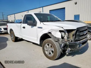 2017 Ford F-150 XL with VIN 1FTMF1C82HKC42585, listed as a Copart auction lot 53367555 with 130,630 mi miles and Salvage title. Bid and sale history available at DreamBid. Image 4.