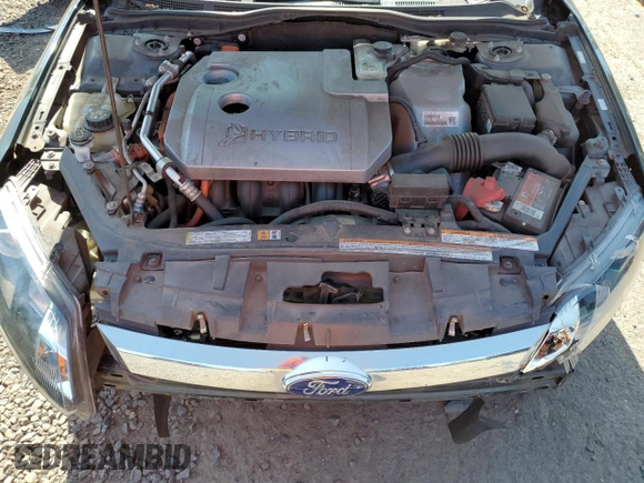 2010 Ford Fusion Hybrid with VIN 3FADP0L33AR350233, listed as a Copart auction lot 59639725 with 96,587 mi miles and Salvage title. Bid and sale history available at DreamBid. Image 11.