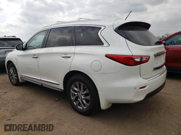 2015 Infiniti QX60 with VIN 5N1AL0MM1FC553705, listed as a Copart auction lot 57148305 with 101,250 mi miles and Clean title. Bid and sale history available at DreamBid. Image 2.