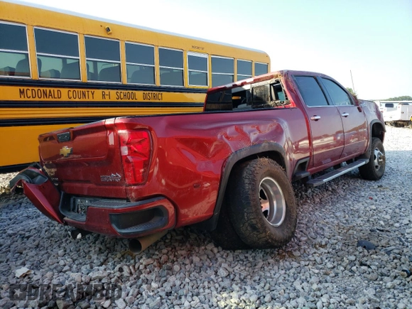 2022 Chevrolet Silverado 3500HD High Country with VIN 1GC4YVEY6NF312334, listed as a Copart auction lot 68322584 with 79,766 mi miles and Non Repairable. Bid and sale history available at carsss.com. Image 3.