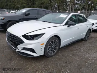2020 Hyundai Sonata SEL Plus with VIN 5NPEJ4J2XLH050003, listed as a IAAI auction lot 41856951 with 20,279 mi miles. Bid and sale history available at carsss.com. Image 2.