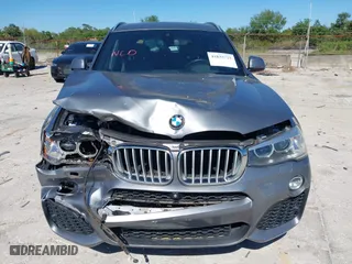 2015 BMW X3 xDrive28i with VIN 5UXWX9C51F0D49826, listed as a IAAI auction lot 41835725 with 139,938 mi miles. Bid and sale history available at carsss.com. Image 12.