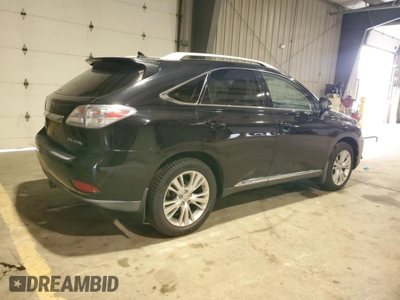 2010 Lexus RX 450h with VIN JTJBC1BA2A2023343, listed as a Copart auction lot 61563815 with 170,107 mi miles and Clean title. Bid and sale history available at DreamBid. Image 3.