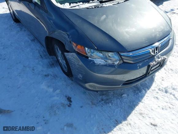 2012 Honda Civic Hybrid with VIN JHMFB4F35CS003299, listed as a IAAI auction lot 41509713 with 144,024 mi miles. Bid and sale history available at carsss.com. Image 6.