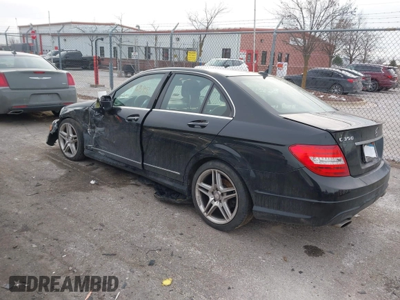 2013 Mercedes-Benz C 350 Sport with VIN WDDGF5HB9DA776259, listed as a IAAI auction lot 41168951 with 178,835 mi miles and . Bid and sale history available at DreamBid. Image 3.