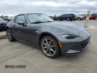 2017 Mazda MX-5 Miata RF Grand Touring with VIN JM1NDAM71H0103107, listed as a Copart auction lot 74390124 with 22,339 mi miles and Salvage Title. Bid and sale history available at carsss.com. Image 4.