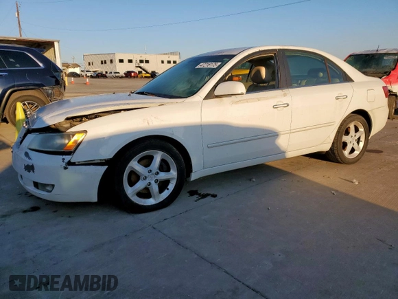 2006 Hyundai Sonata GLS with VIN 5NPEU46F26H090552, listed as a Copart auction lot 47216175 with 142,244 mi miles and Clean Title. Bid and sale history available at DreamBid. Image 1.