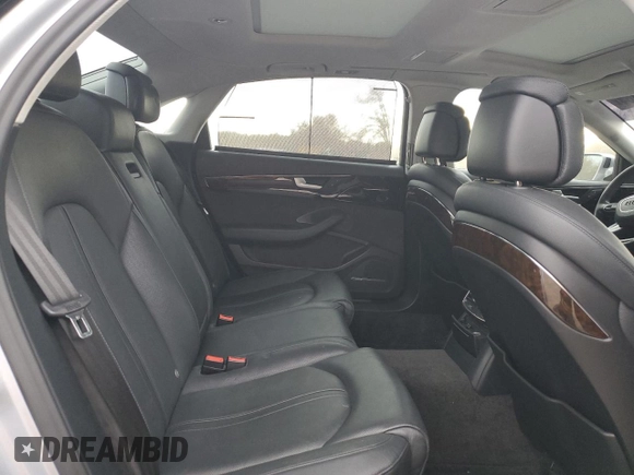 2016 Audi A8 3.0T with VIN WAU34AFD6GN010205, listed as a Copart auction lot 82362184 with 118,464 mi miles and Salvage Title. Bid and sale history available at DreamBid. Image 10.