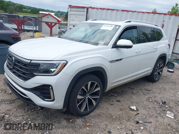 2024 Volkswagen Atlas SEL Premium R-Line with VIN 1V2FR2CA7RC598307, listed as a IAAI auction lot 42326908 with 16,792 mi miles and . Bid and sale history available at DreamBid. Image 17.