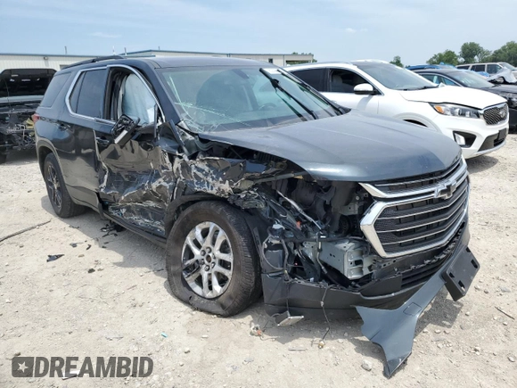 2021 Chevrolet Traverse LT Cloth with VIN 1GNERGKW7MJ187797, listed as a Copart auction lot 60596595 with 39,508 mi miles and Salvage title. Bid and sale history available at DreamBid. Image 4.