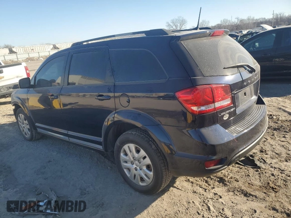 2019 Dodge Journey SE with VIN 3C4PDCBB3KT770900, listed as a Copart auction lot 42358415 with 44,438 mi miles and Salvage Title. Bid and sale history available at DreamBid. Image 2.