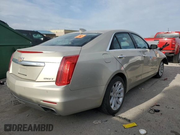 2015 Cadillac CTS AWD with VIN 1G6AW5SX1F0136854, listed as a Copart auction lot 52522065 with Not provided miles and Salvage title. Bid and sale history available at DreamBid. Image 3.