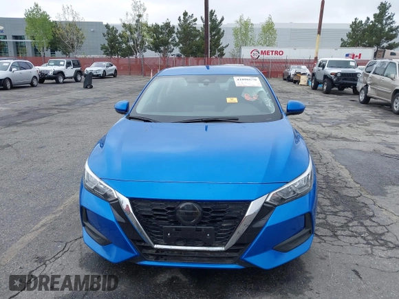 2022 Nissan Sentra SV with VIN 3N1AB8CV5NY268515, listed as a IAAI auction lot 41896670 with 12,396 mi miles and . Bid and sale history available at DreamBid. Image 12.
