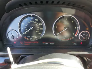 2014 BMW 5 Series 535d with VIN WBAXA5C58ED691145, listed as a Copart auction lot 50020125 with 141,297 mi miles and Salvage Title. Bid and sale history available at carsss.com. Image 9.